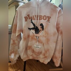 Playboy Tie-Dye Hoodie May/June 2018 cover small NEW NEVER WORN